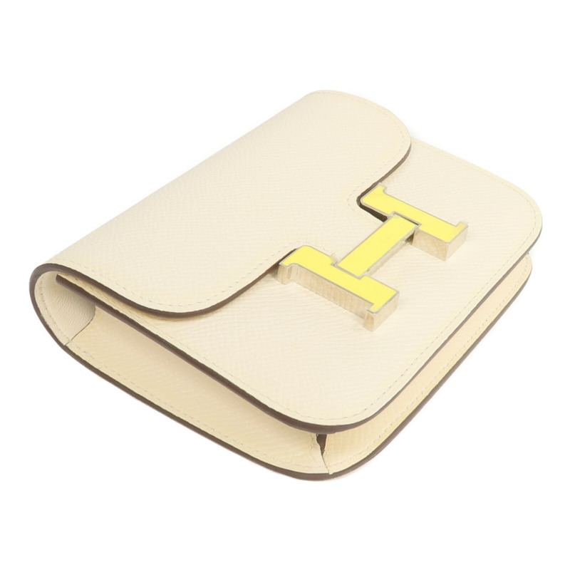 HERMES Epsom皮革Constance Slim Wallet錢包Nata-3