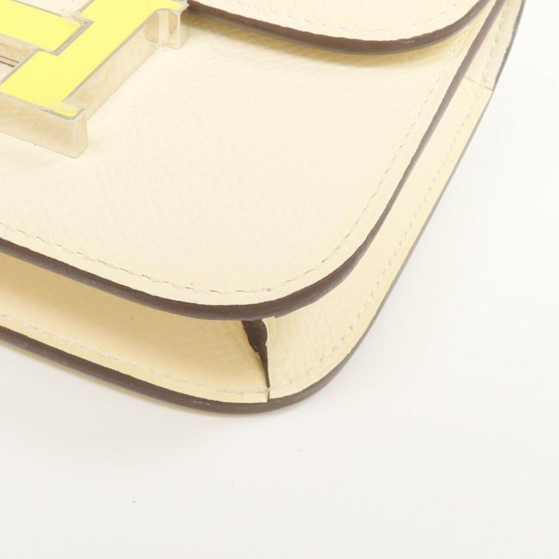 HERMES Epsom皮革Constance Slim Wallet錢包Nata-7