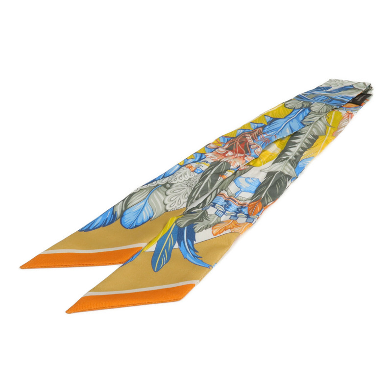 HERMES 絲質Twilly絲巾-1