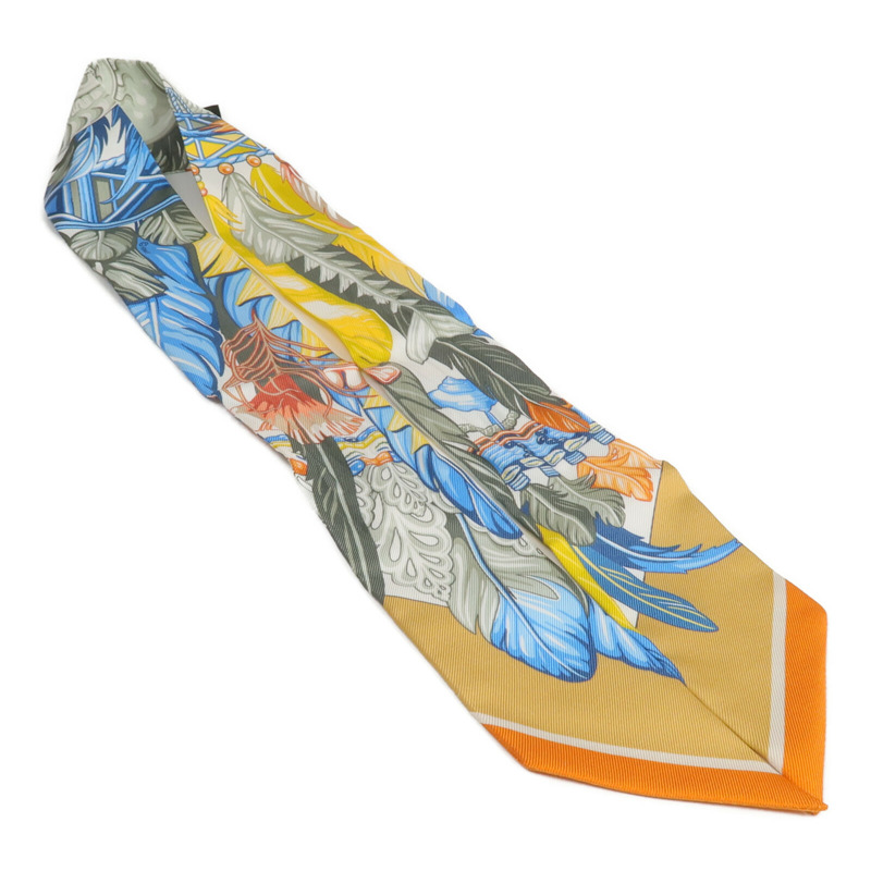 HERMES 絲質Twilly絲巾-3