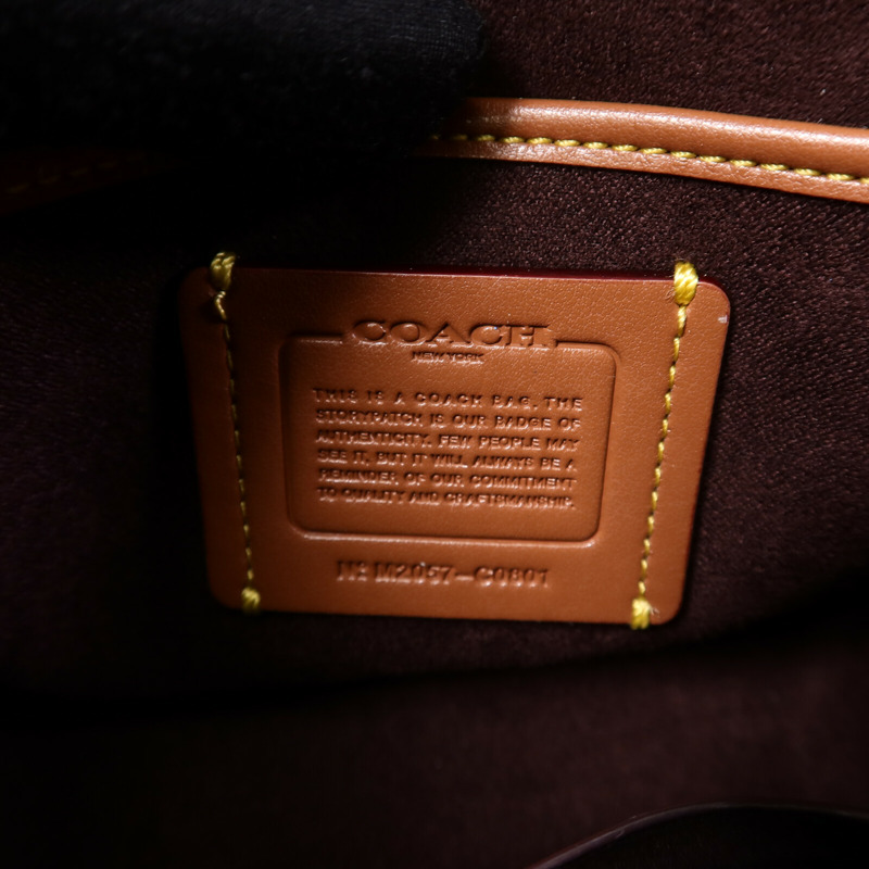 COACH 麂皮皮革Chain Shoulder Bag鏈帶肩背袋-5
