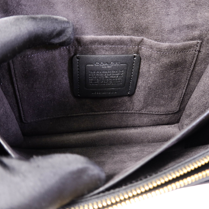 COACH 牛皮皮革Chain Shoulder Bag鏈帶肩背袋-4