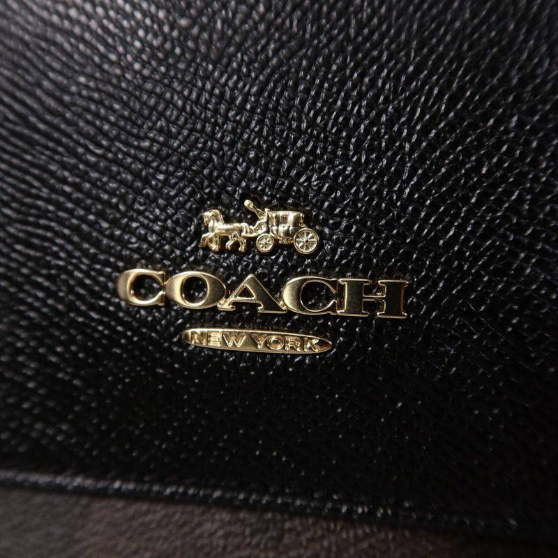 COACH 牛皮皮革Chain Shoulder Bag鏈帶肩背袋-6