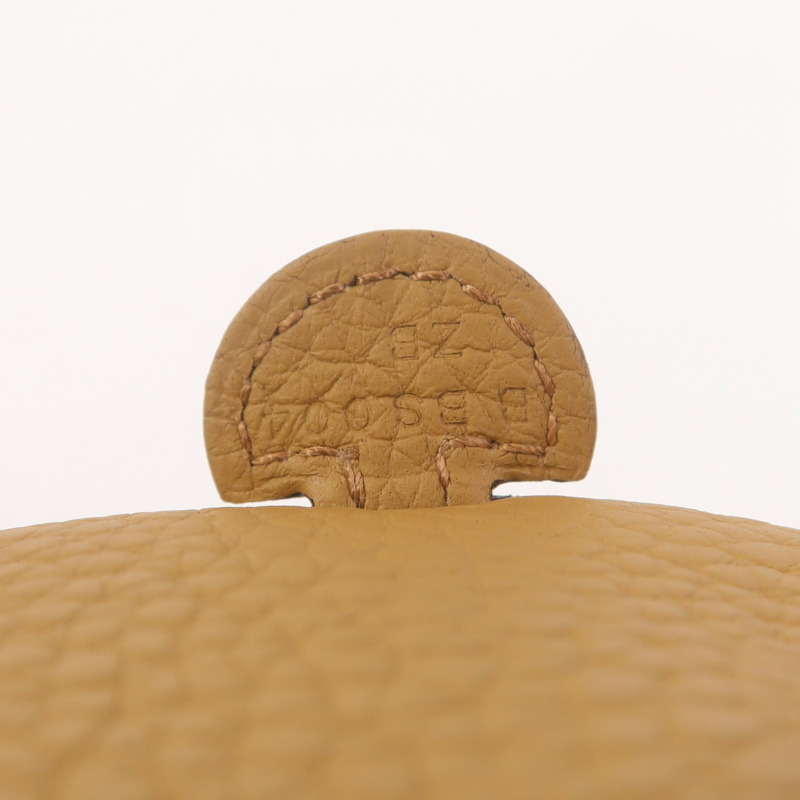 HERMES Clemence皮革Evelyne TPM肩背袋Biscuit-6