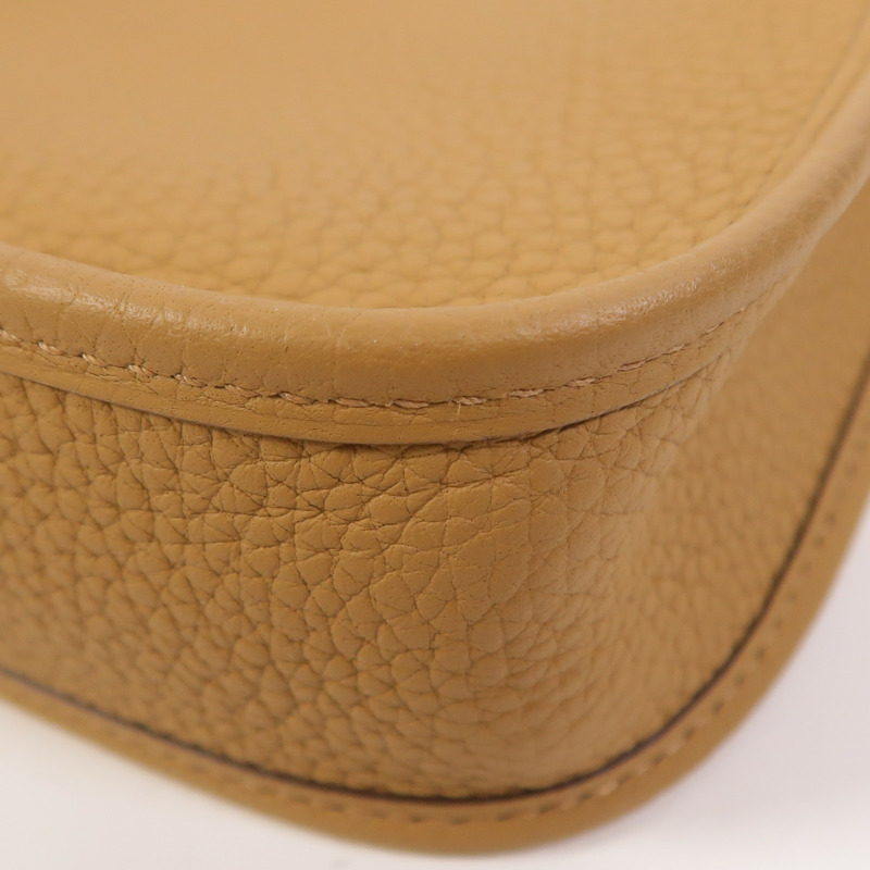 HERMES Clemence皮革Evelyne TPM肩背袋Biscuit-11