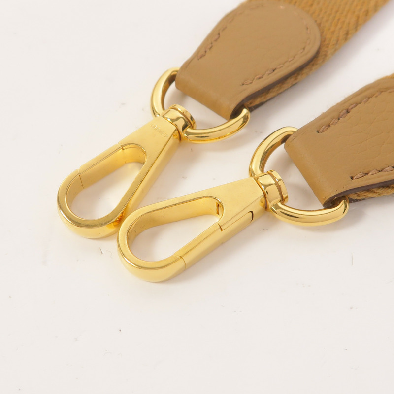 HERMES Clemence皮革Evelyne TPM肩背袋Biscuit-13