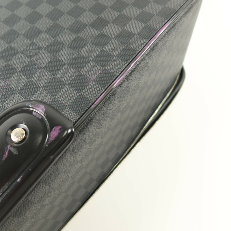 LOUIS VUITTON Damier Graphite Pegase 45行李箱-15