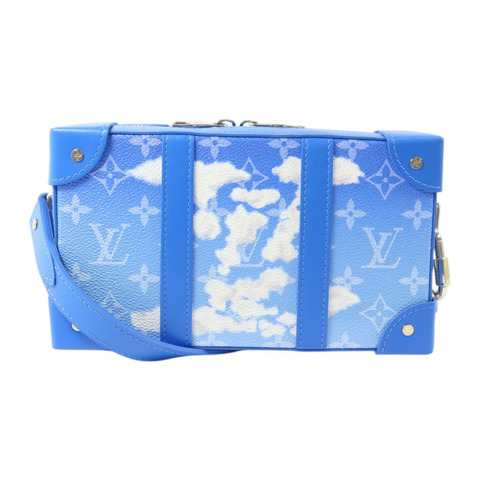 LOUIS VUITTON Monogram Clouds Soft Trunk Wallet銀扣肩背袋