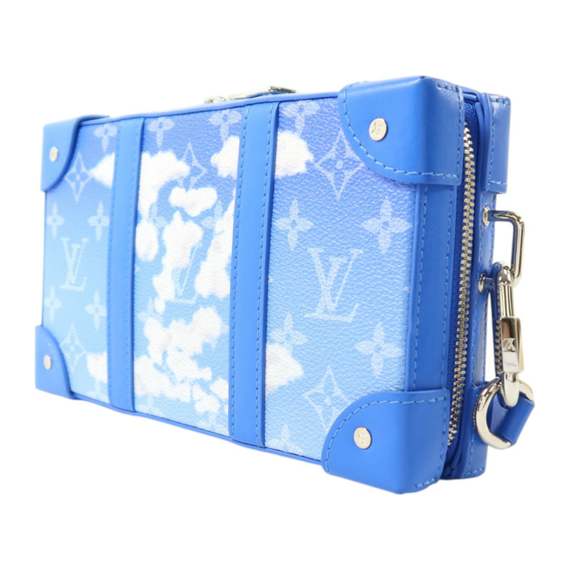 LOUIS VUITTON Monogram Clouds Soft Trunk Wallet銀扣肩背袋-2