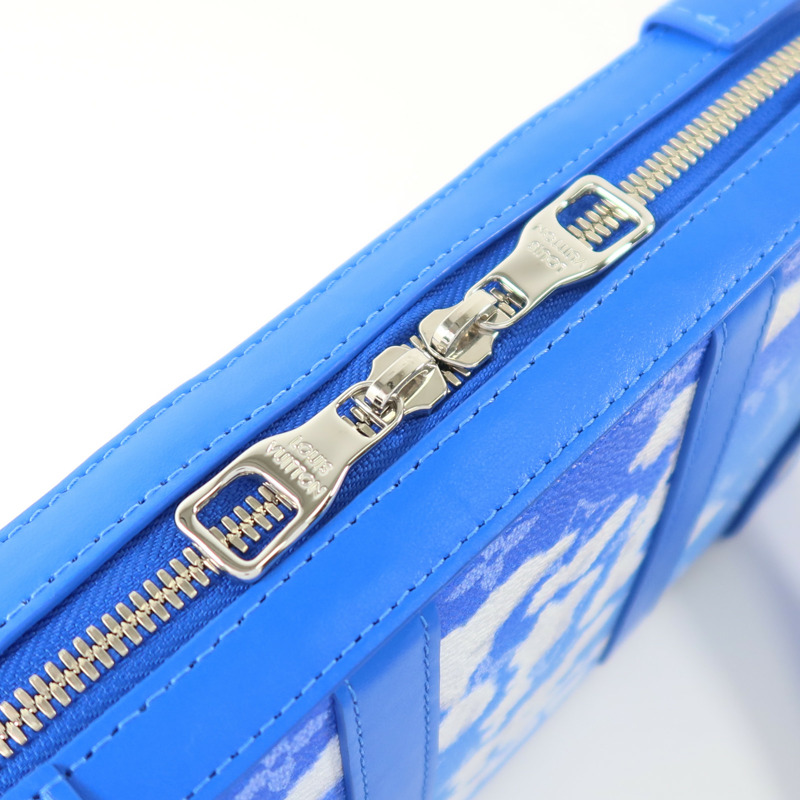 LOUIS VUITTON Monogram Clouds Soft Trunk Wallet銀扣肩背袋-8