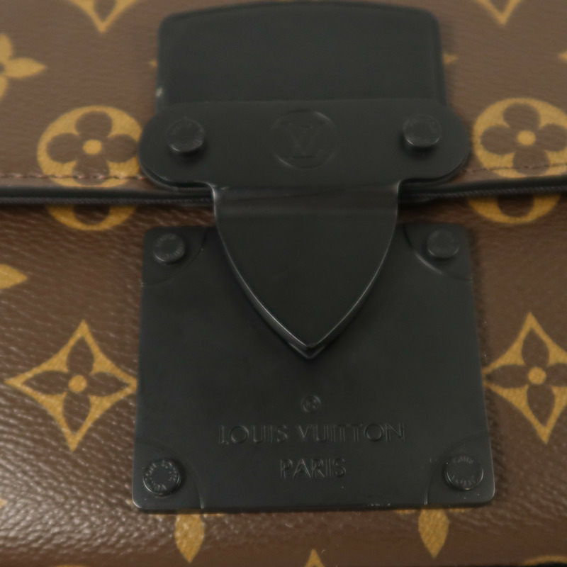 LOUIS VUITTON Monogram S Lock Messenger肩背袋-7