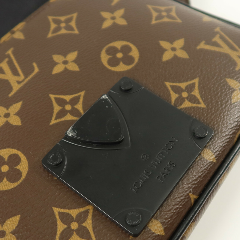 LOUIS VUITTON Monogram S Lock Messenger肩背袋-14