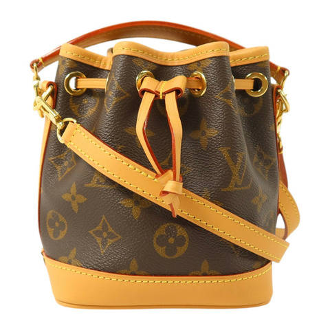 LOUIS VUITTON Monogram Nano Noe金扣手挽肩背兩用袋