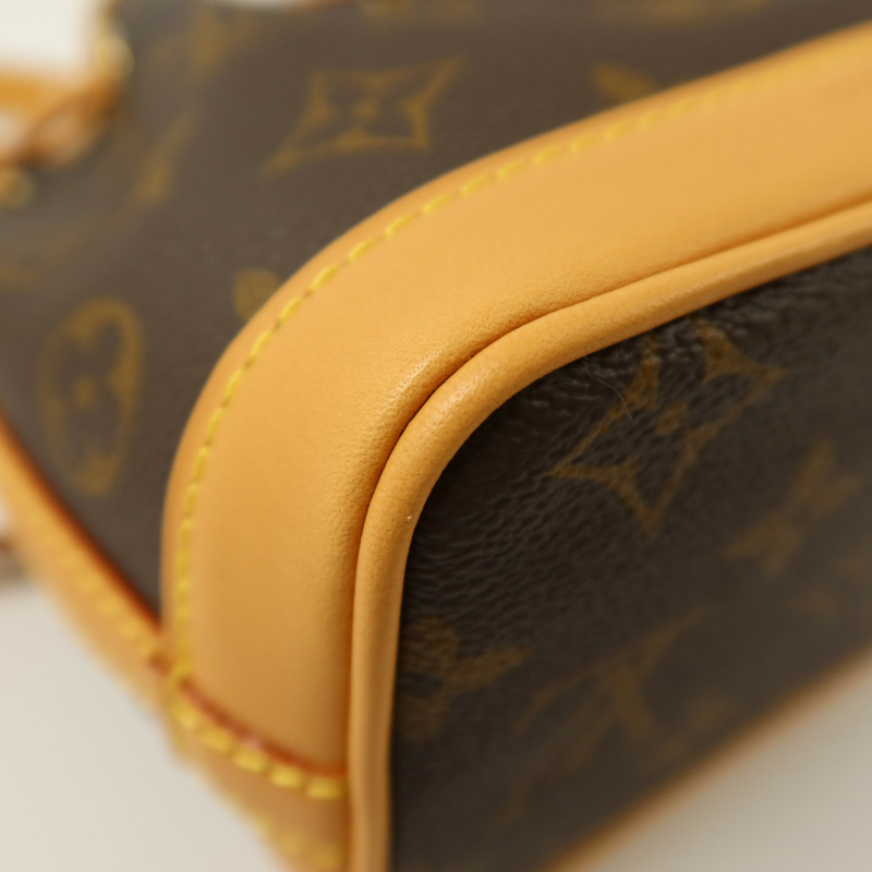 LOUIS VUITTON Monogram Nano Noe金扣手挽肩背兩用袋-11