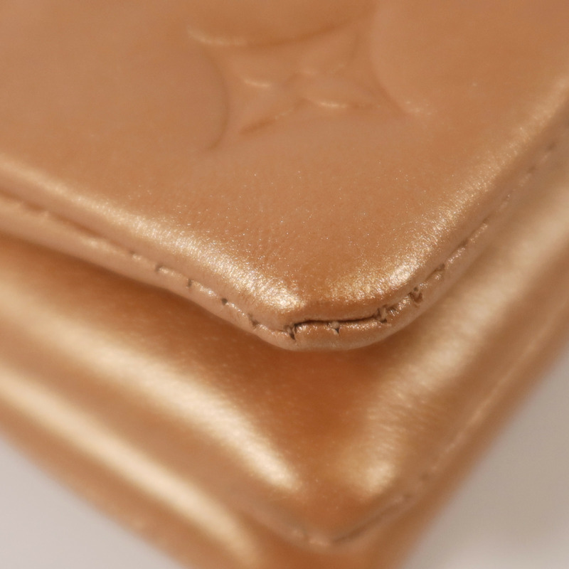 LOUIS VUITTON Monogram Embossed Coussin Belt Bag金扣手挽/腰包兩用袋-9