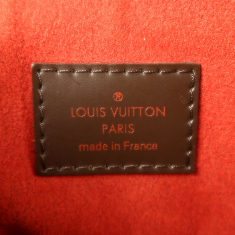 LOUIS VUITTON Damier Trevi金扣手挽肩背兩用袋-5