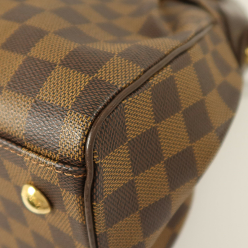 LOUIS VUITTON Damier Trevi金扣手挽肩背兩用袋-11