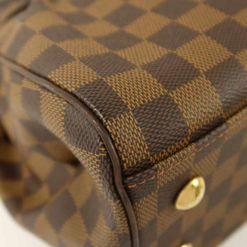 LOUIS VUITTON Damier Trevi金扣手挽肩背兩用袋-12