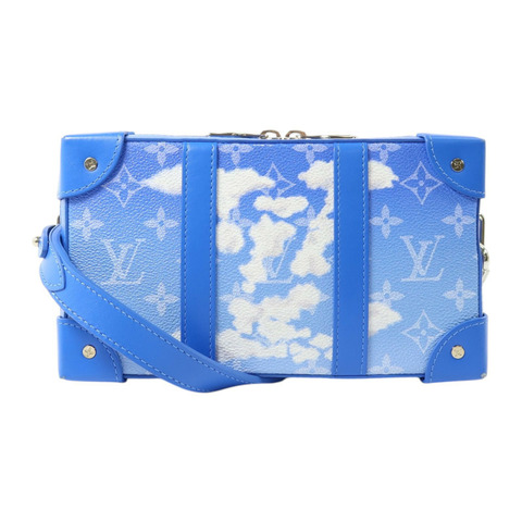 LOUIS VUITTON Monogram Clouds Soft Trunk Wallet銀扣肩背袋