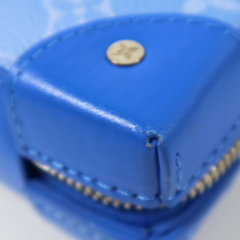LOUIS VUITTON Monogram Clouds Soft Trunk Wallet銀扣肩背袋-13