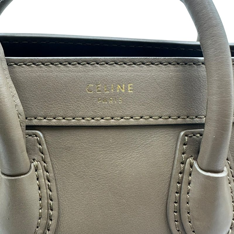 【美收精品 】CELINE駝色皮革肩背包 C-451【隔月月中將轉賣至日本 上架期限30天】-9