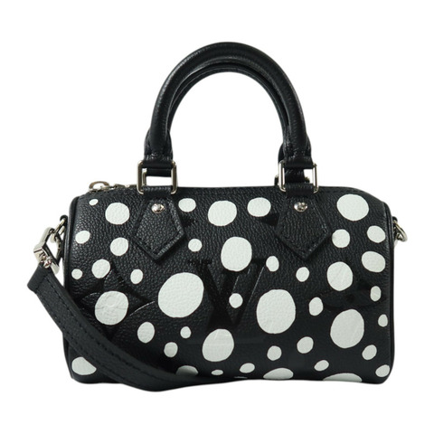 LOUIS VUITTON Monogram Empreinte LVxYK Nano Speedy銀扣手挽肩背兩用袋