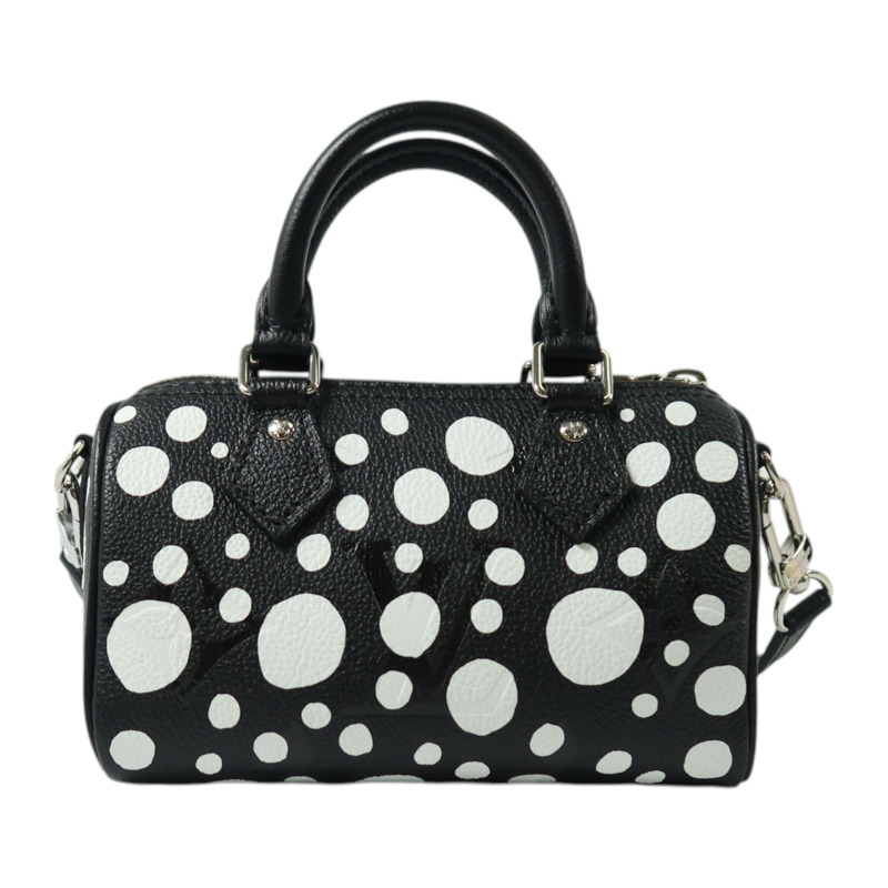 LOUIS VUITTON Monogram Empreinte LVxYK Nano Speedy銀扣手挽肩背兩用袋-1