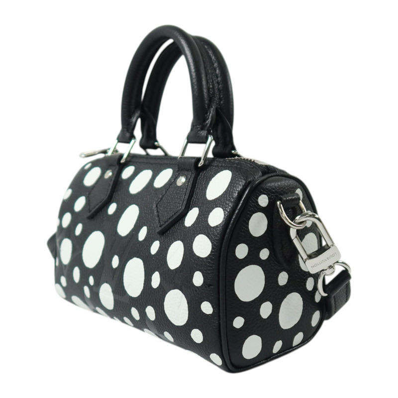 LOUIS VUITTON Monogram Empreinte LVxYK Nano Speedy銀扣手挽肩背兩用袋-2