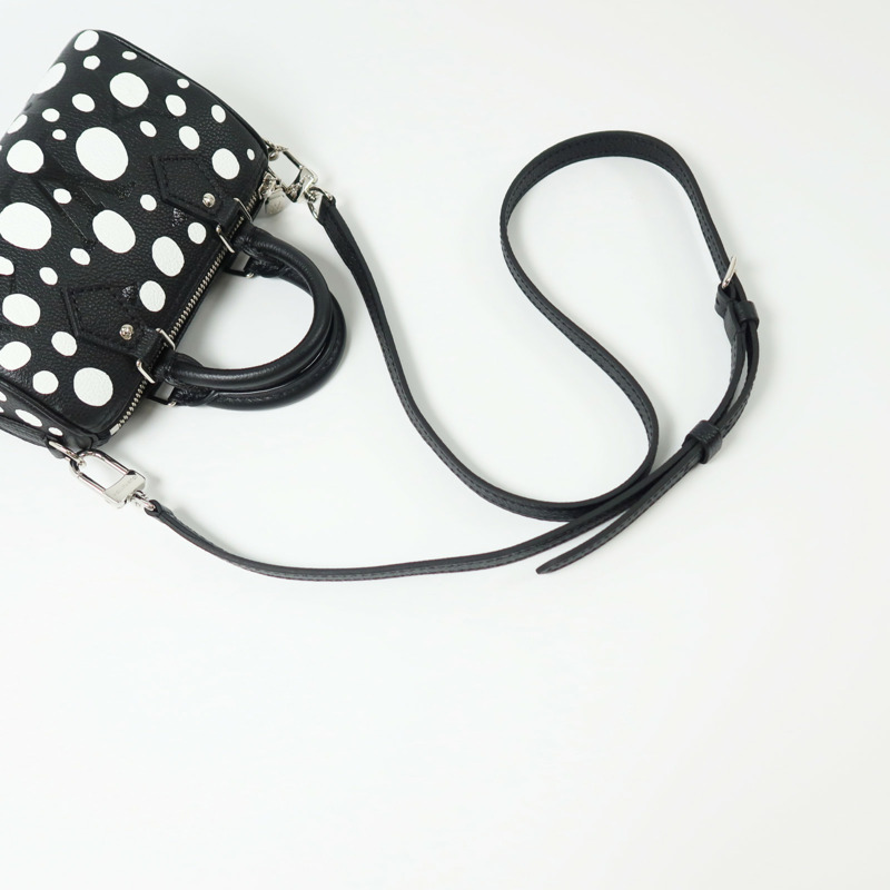 LOUIS VUITTON Monogram Empreinte LVxYK Nano Speedy銀扣手挽肩背兩用袋-6