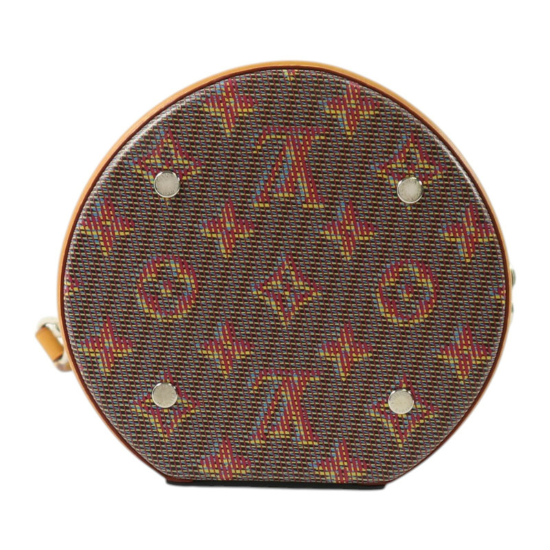 LOUIS VUITTON Monogram Pop Vanity Bag銀扣手挽肩背兩用袋-3