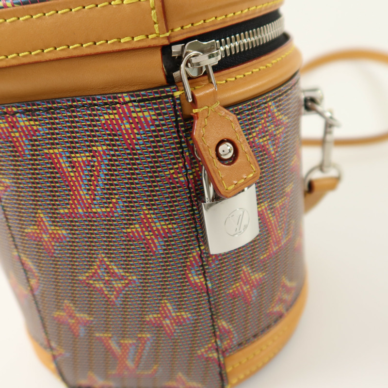 LOUIS VUITTON Monogram Pop Vanity Bag銀扣手挽肩背兩用袋-8