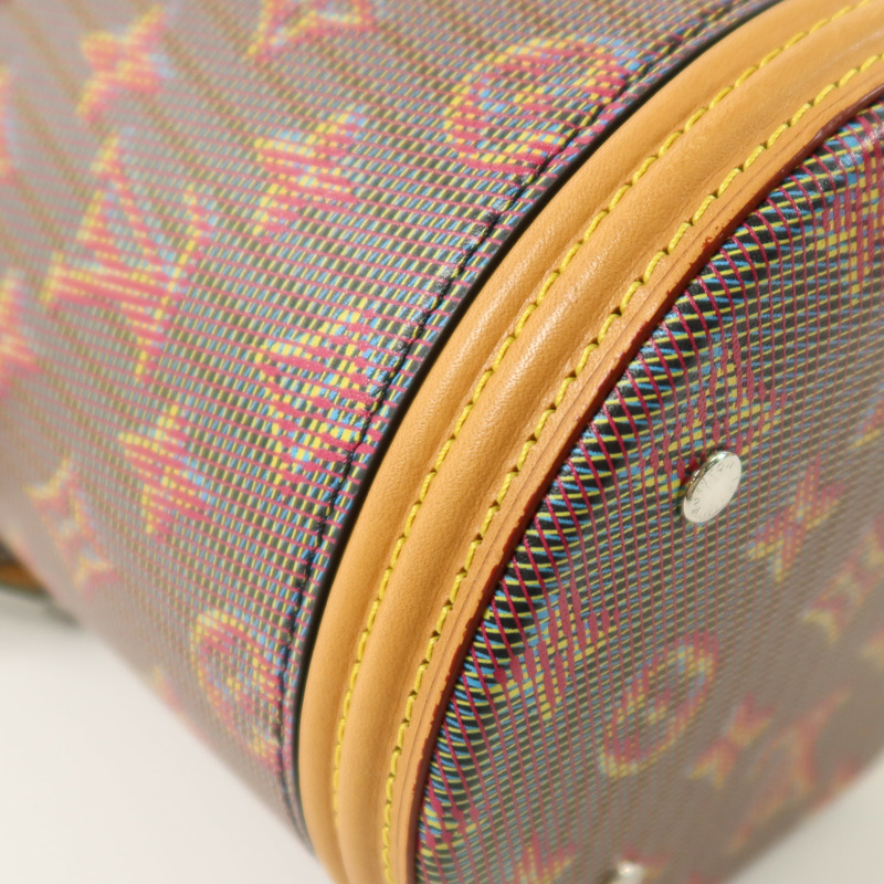 LOUIS VUITTON Monogram Pop Vanity Bag銀扣手挽肩背兩用袋-11