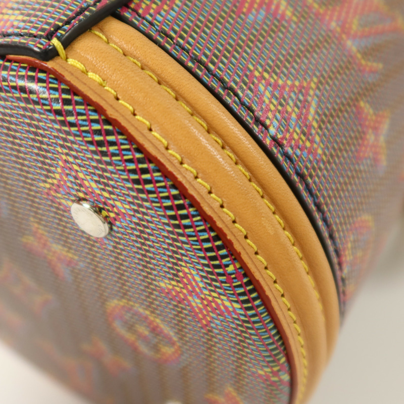 LOUIS VUITTON Monogram Pop Vanity Bag銀扣手挽肩背兩用袋-12