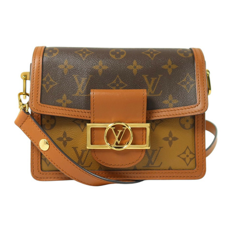 LOUIS VUITTON Monogram Reverse Mini Dauphine肩背袋