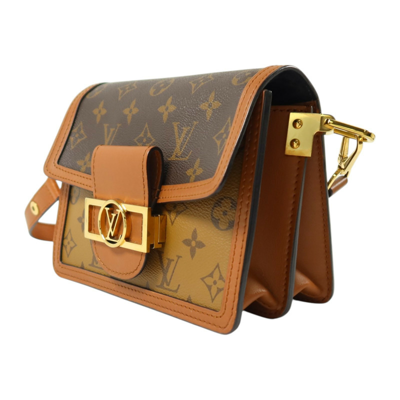 LOUIS VUITTON Monogram Reverse Mini Dauphine肩背袋-2