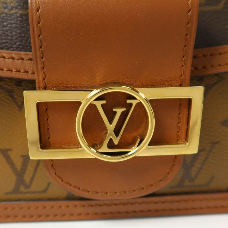 LOUIS VUITTON Monogram Reverse Mini Dauphine肩背袋-8