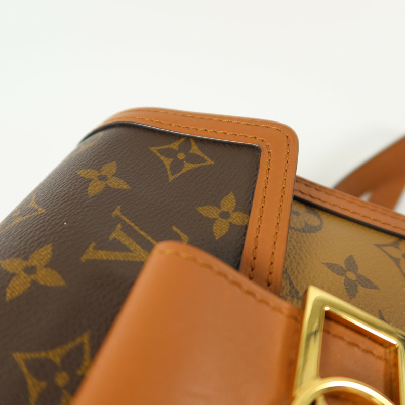 LOUIS VUITTON Monogram Reverse Mini Dauphine肩背袋-13