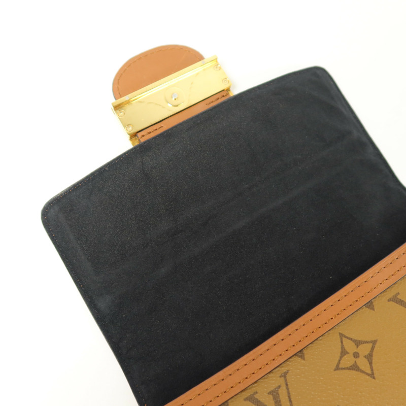 LOUIS VUITTON Monogram Reverse Mini Dauphine肩背袋-14