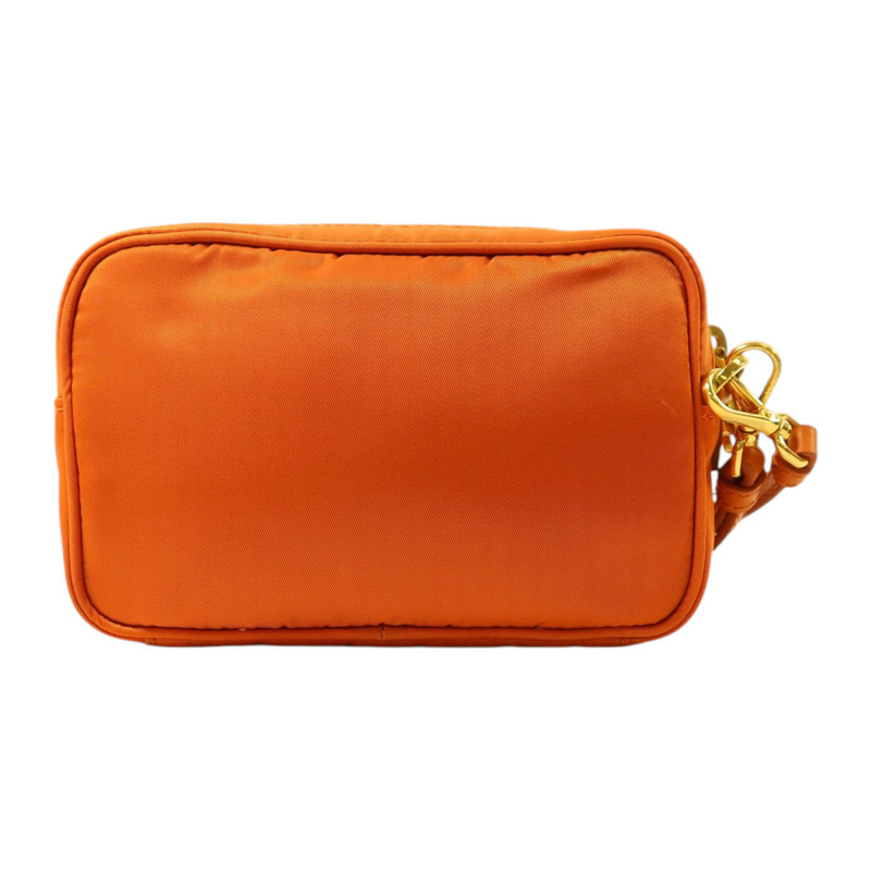 PRADA 尼龍Mini Tessuto Double金扣手挽肩背兩用袋-1