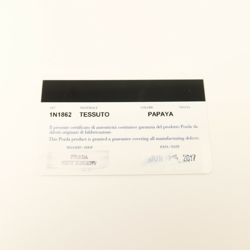PRADA 尼龍Mini Tessuto Double金扣手挽肩背兩用袋-8