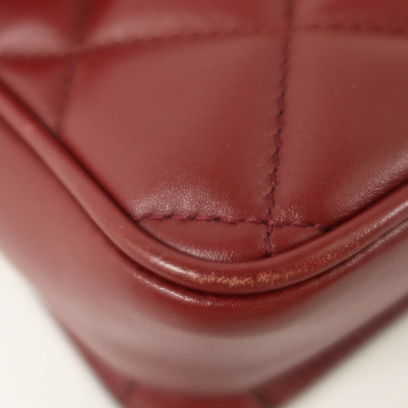 GUCCI 牛皮皮革Decco Mini Chain Shoulder Bag金扣鏈帶肩背袋-10