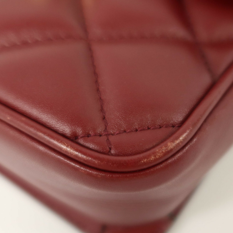 GUCCI 牛皮皮革Decco Mini Chain Shoulder Bag金扣鏈帶肩背袋-11