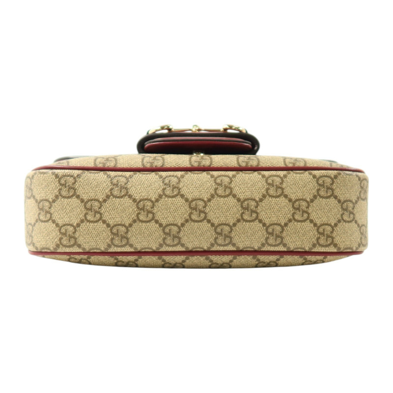 GUCCI GG Supreme Canvas Horsebit 1955 East West金扣手挽肩背兩用袋-3