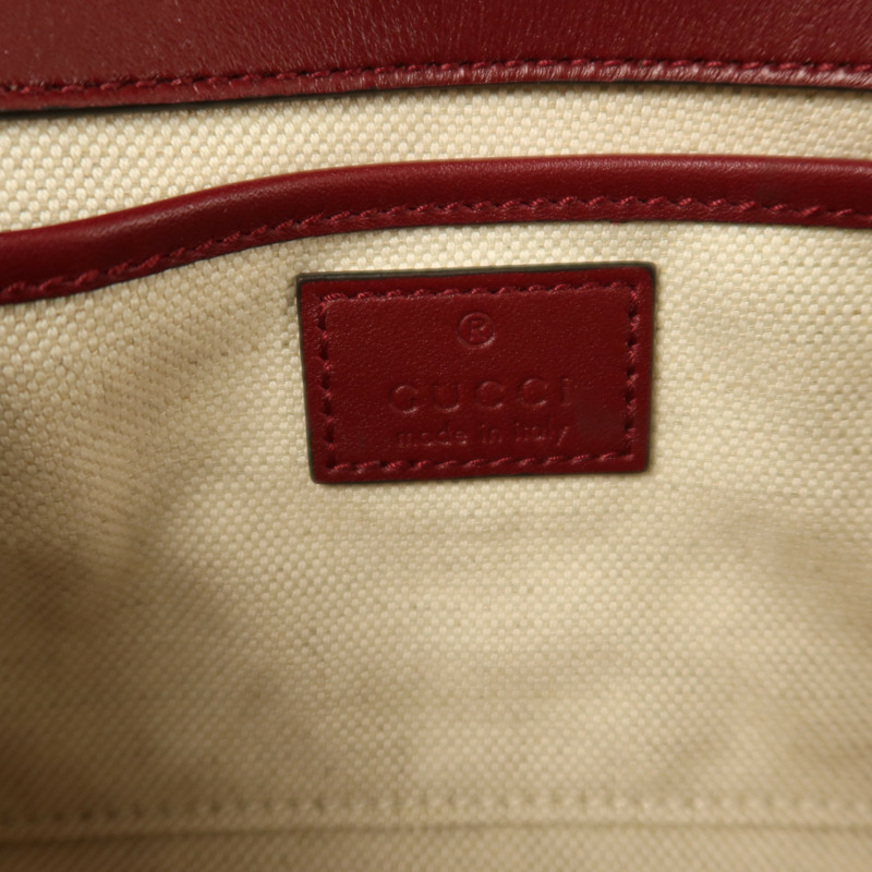 GUCCI GG Supreme Canvas Horsebit 1955 East West金扣手挽肩背兩用袋-5