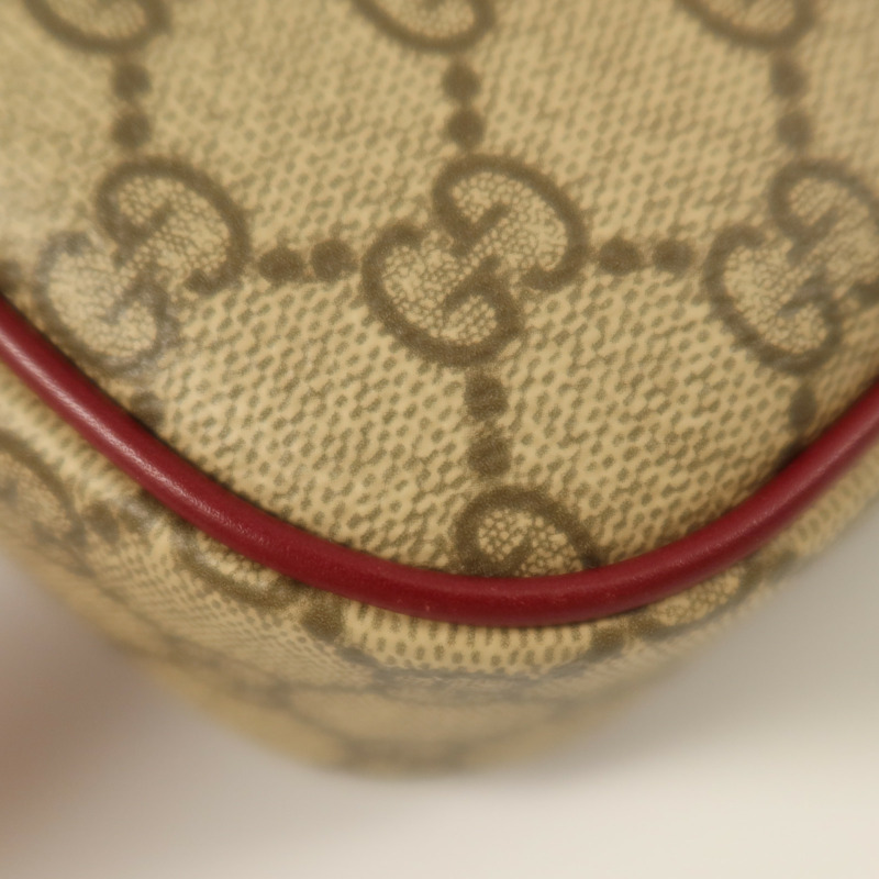 GUCCI GG Supreme Canvas Horsebit 1955 East West金扣手挽肩背兩用袋-12