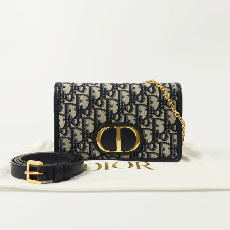 Dior Oblique帆布2-In-1 30 Montaigne Pouch腰包/肩背兩用袋-9