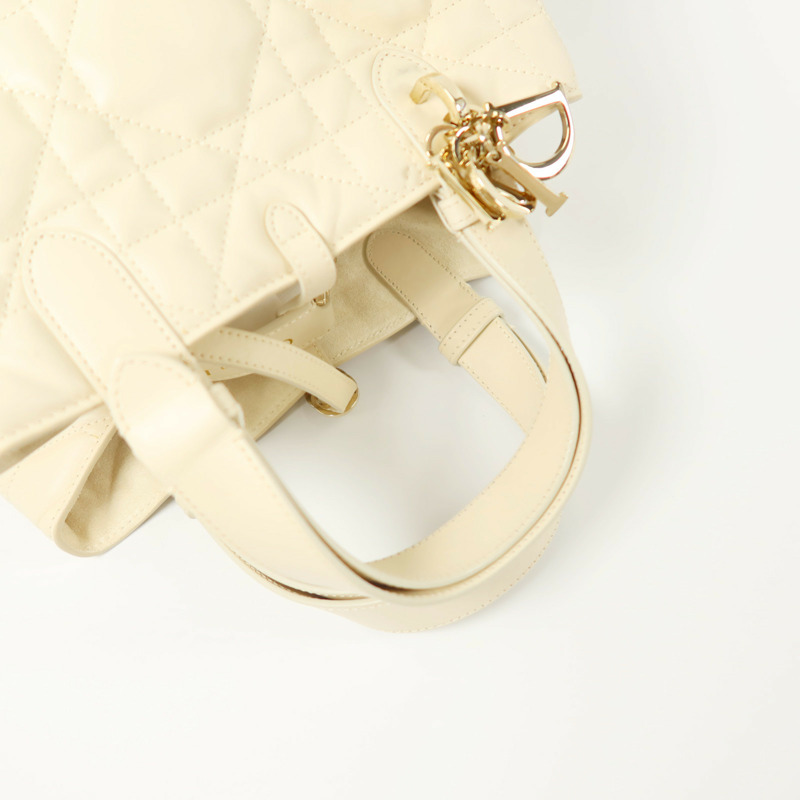 Dior 牛皮皮革Medium Dior Toujours金扣手挽袋-5
