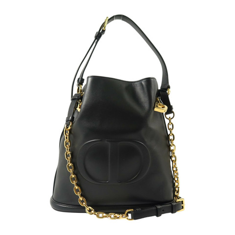 Dior 牛皮皮革Medium C'est Dior Bucket Bag金扣手挽肩背兩用袋