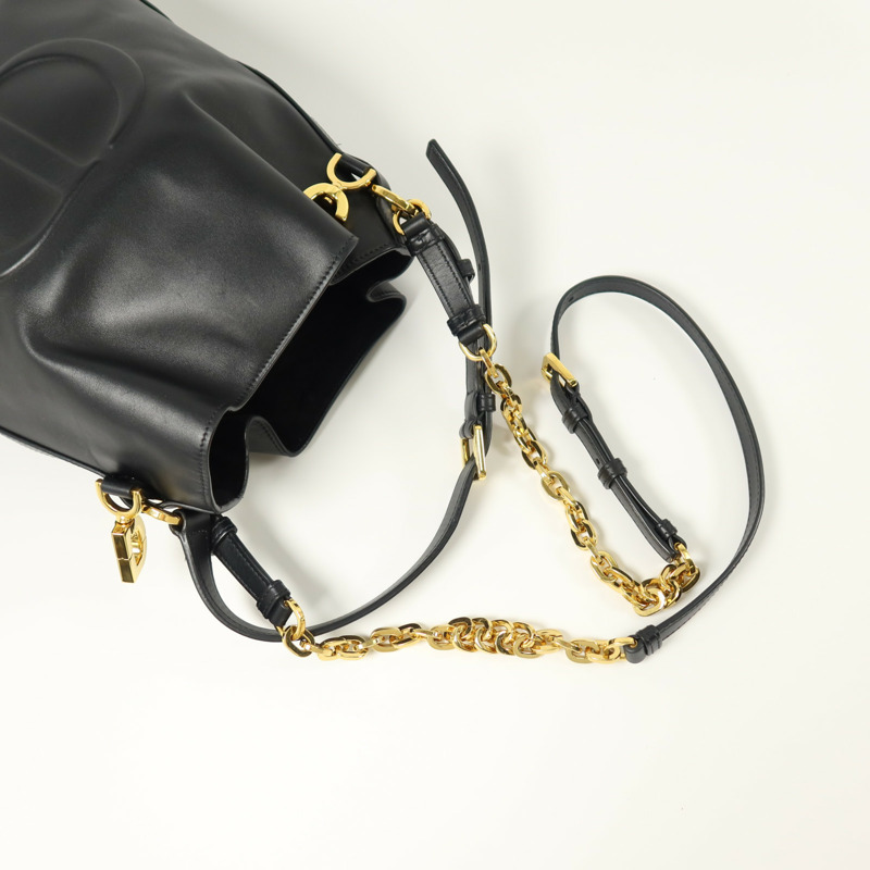 Dior 牛皮皮革Medium C'est Dior Bucket Bag金扣手挽肩背兩用袋-7
