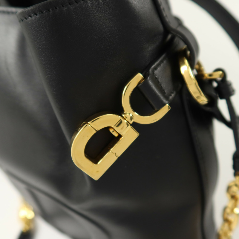 Dior 牛皮皮革Medium C'est Dior Bucket Bag金扣手挽肩背兩用袋-14